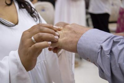 Casamento coletivo iniciou celebraÃ§Ã£o de 50 Anos da Assembleia de Deus em Laranjeiras do Sul 